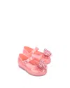 Mini Melissa Girls Sweet Love Fly Ii Shoes In Pearly Pink