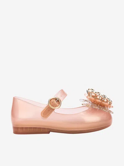 Mini Melissa Kids'  Girls Sweet Love Fly Ii Shoes In Gold