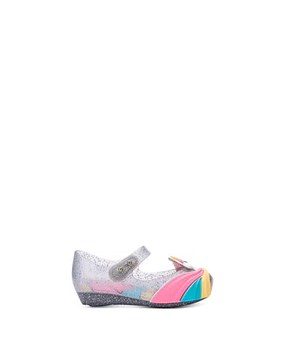 Mini Melissa Girls' Ultra Girl Bow Flats - Toddler, Little Kid In Multi