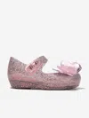 Mini Melissa Ultragirl Butterfly Mary Jane Flat In Pink