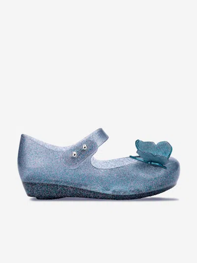 Mini Melissa Kids'  Girls Ultragirl Fly Iii Ballerinas In Blue
