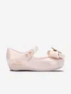 Mini Melissa Girls Ultragirl Ii + Disney Princess Ballerinas In Beige