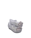 Mini Melissa Melissa Kids' Mini Ultragirl Springtime Mary Jane Flat In Clear Glitter/gray