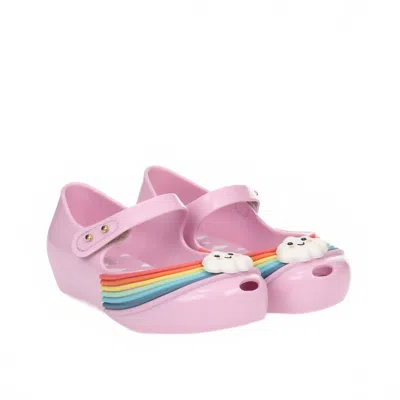 Mini Melissa Kids' Girls Ultragirl Sunny Day Sandals In Pink/white