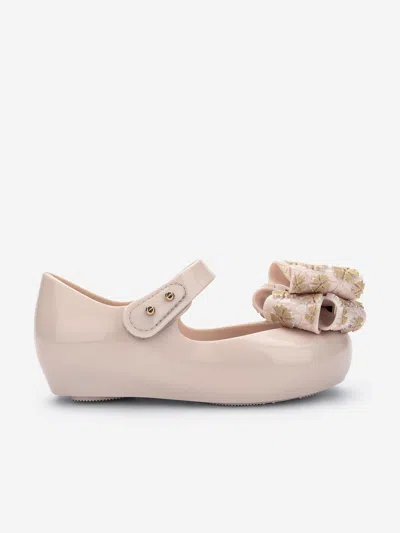 Mini Melissa Kids' Girls Ultragirl Sweet Shoes In Beige