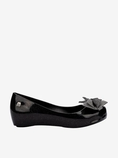 Mini Melissa Kids'  Girls Ultragirl Sweet Xii Ballerinas In Black