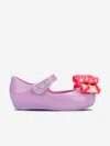 Mini Melissa Girls Ultragirl Wonderland Ballerinas In Purple