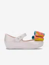 Mini Melissa Girls Ultragirl Wonderland Ballerinas In Neutral