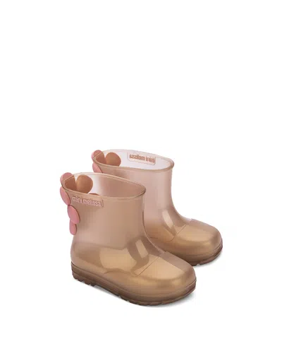 Mini Melissa Girls' Welly Bloomy Boots - Toddler, Little Kid In Brown