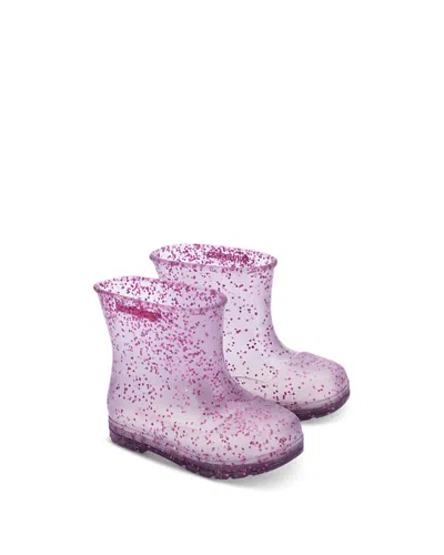 Mini Melissa Girls' Welly Shiny Elements Boots - Toddler, Little Kid In Purple