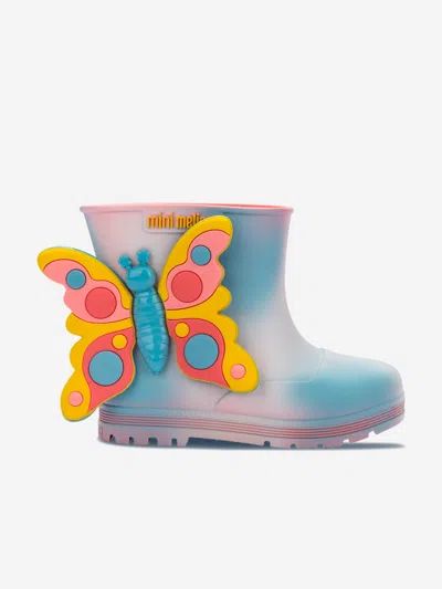 Mini Melissa Babies' Girls Wonderland Wellies In Multi