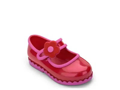 Mini Melissa Hip Ballerina Jelly Mary Jane Kids' In Red