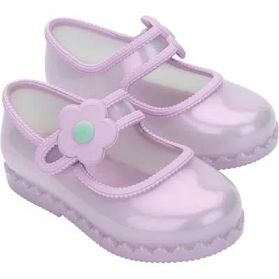 Mini Melissa Kids'  Hip Ballerina Mary Jane Flat In Purple