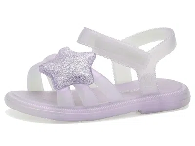 Mini Melissa Hip Sky (toddler/little Kid) Girls Shoes Pearlish/glitter Purple : 8 Toddler M, Synthetic