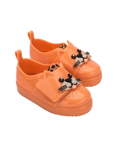 Mini Melissa Jelly Pop Safari Bb Sandal In Orange