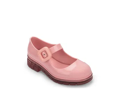 Mini Melissa June Mary Jane Flat Kids' In Pink