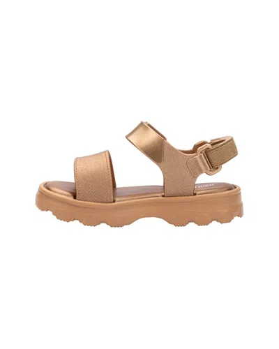 Mini Melissa Kick Off Baby Sandal In Brown