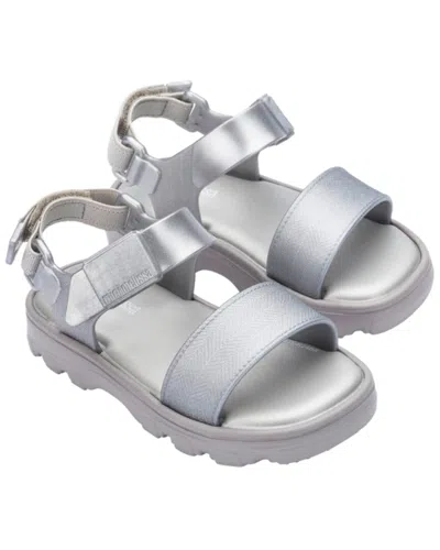 Mini Melissa Kick Off Baby Sandal In Gray