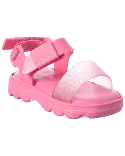 Mini Melissa Kick Off Baby Sandal In Grey