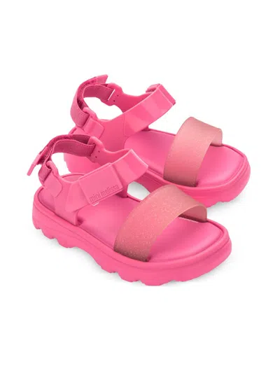 Mini Melissa Babies' Kick Off Sandals In Pink