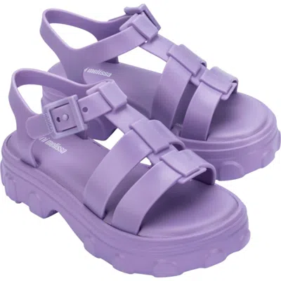 Mini Melissa Kids' Ella Platform Sandal In Blue