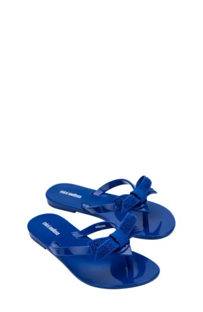 Mini Melissa Kids' Harmonic M Lover Flip Flop In Blue