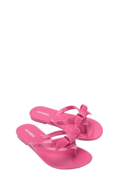 Mini Melissa Kids' Harmonic M Lover Flip Flop In Pink