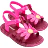 Mini Melissa Kids' Hip Bloomy Ankle Strap Sandal In Pink