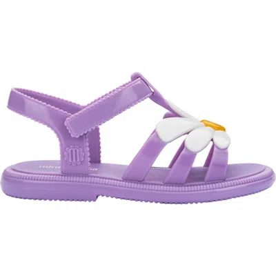 Mini Melissa Kids' Hip Bloomy Ankle Strap Sandal In Purple