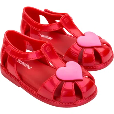 Mini Melissa Babies'  Kids' Hip Heart Sandal In Red