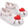 Mini Melissa Kids' Hip Heart Sandal In White