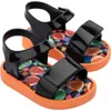 Mini Melissa Kids' Jump Ankle Strap Sandal In Black