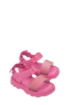 Mini Melissa Kids' Kick Off Platform Sandal In Pink