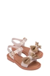 Mini Melissa Melissa Kids' Mar Sweet Ankle Strap Sandal In Tan