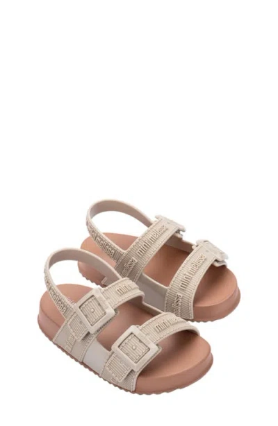 Mini Melissa Babies'  Kids' Mini Cozy Lover Slinback Sandal In Neutral
