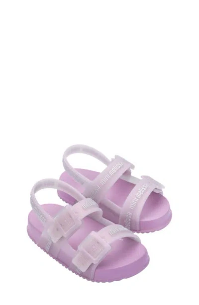 Mini Melissa Babies'  Kids' Mini Cozy Lover Slinback Sandal In Purple
