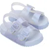Mini Melissa Kids' Mini Cozy Slingback Sandal In Blue/white