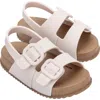 Mini Melissa Kids' Mini Cozy Slingback Sandal In Neutral