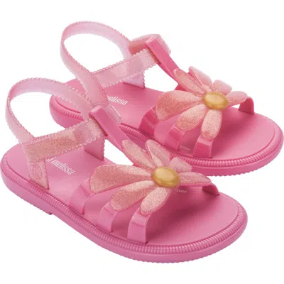 Mini Melissa Kids' Mini Hip Bloomy Sandal In Pink