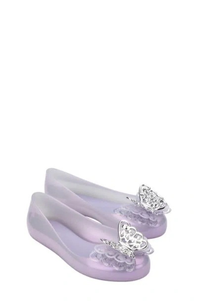 Mini Melissa Kids'  Sweet Love Fly Ii Flat In Purple