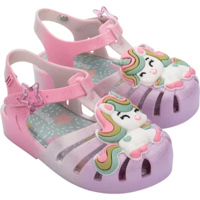 Mini Melissa Babies'  Kids' Mini Possession Sandal In Yellow/pink/purple