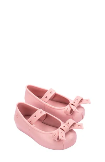 Mini Melissa Babies'  Kids' Mini Sophie Crush Mary Jane Flat In Pink
