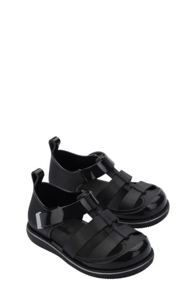 Mini Melissa Kids' Smash Jelly Sandal In Black