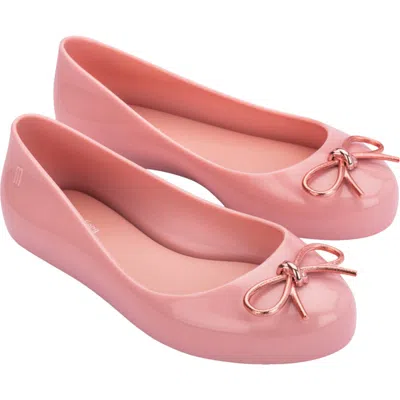Mini Melissa Kids' Sweet Love Flat In Pink