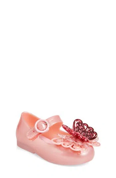 Mini Melissa Kids' Sweet Love Fly Flat In Pink