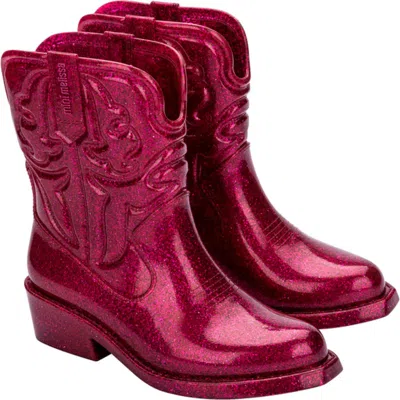 Mini Melissa Kids' Texas Western Boot In Pink