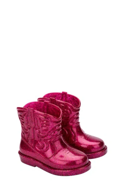 Mini Melissa Kids' Texas Western Boot In Pink