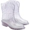 Mini Melissa Kids' Texas Western Boot In Metallic