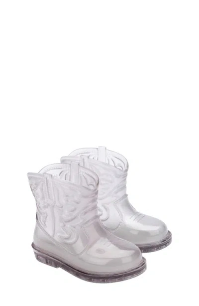 Mini Melissa Kids' Texas Western Boot In Transparent