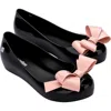 Mini Melissa Kids' Ultragirl Classic Flat In Black